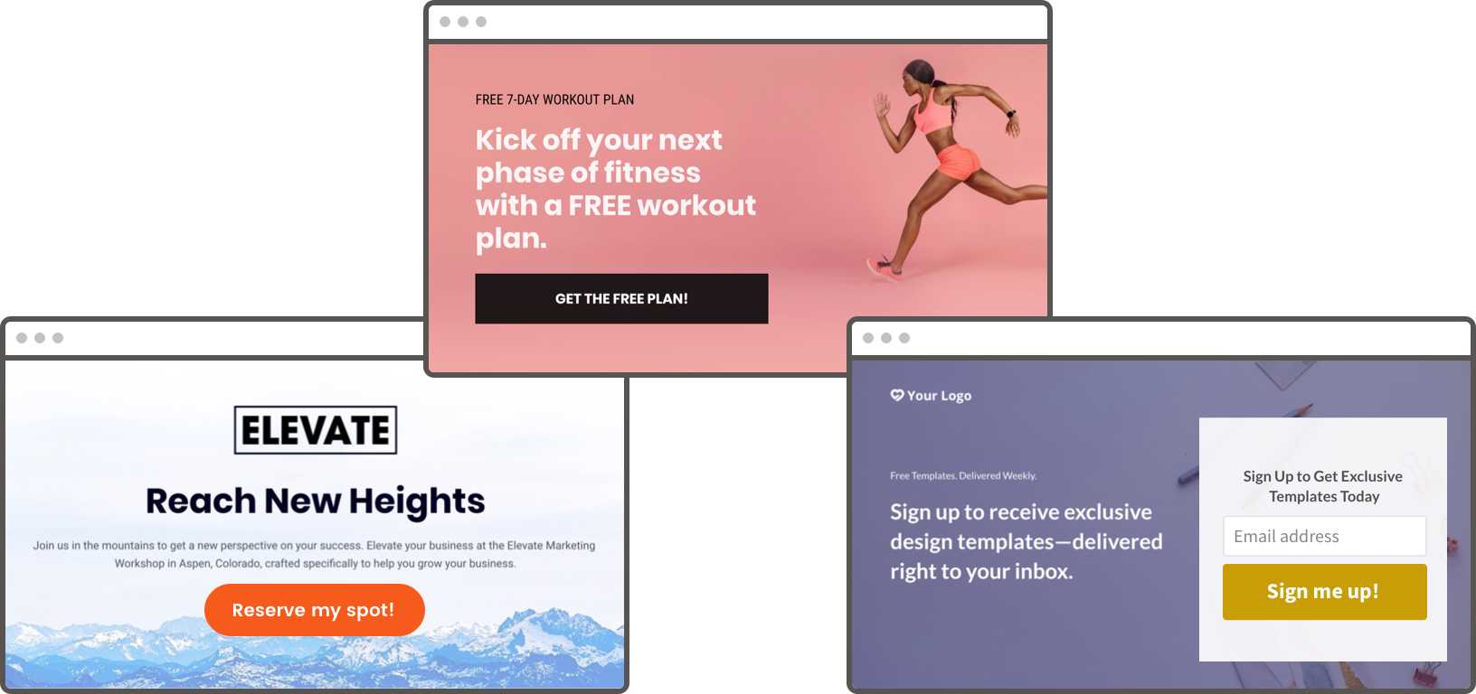 landing page examples landing page examples