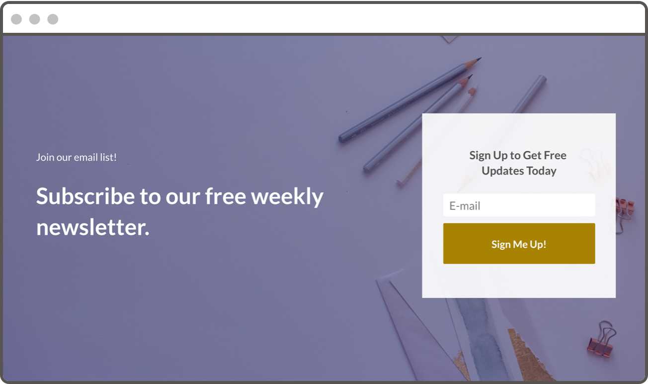 Free Newsletter Lead Magnet Example Free Newsletter Lead Magnet Example