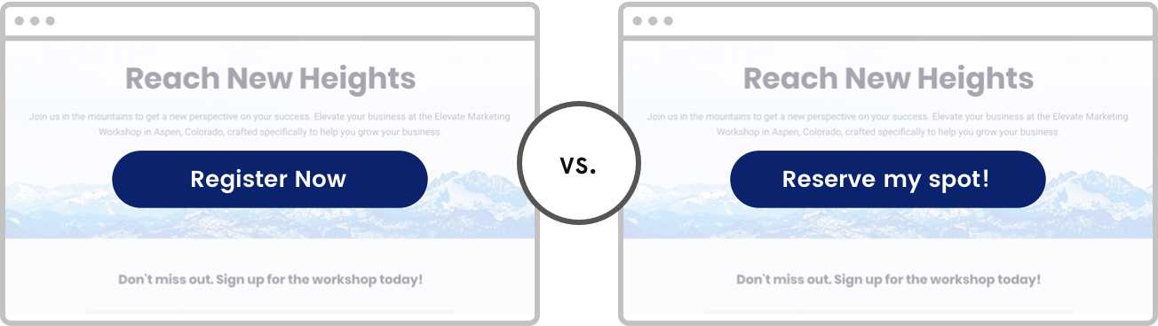 a b test cta a b test cta